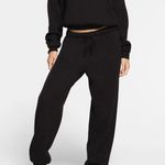 SKIMS Cotton Fleece Joggers Onyx Black Size M NWT Photo 3