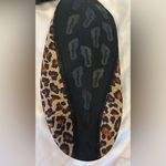 Nufoot leopard animal print slippers/ ballet flats women large Tan Photo 2