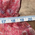 Misa Los Angeles Lillian Floral Print Ruffle Mini Dress Washed Rose Lilac Large Photo 11