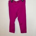 Old Navy  active powerpress high rise Vibrant Pink go dry Leggings women’s large Photo 4