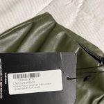 Pretty Little Thing New with Tags Olive Leather Pants Photo 1