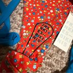 frankie's bikinis NWT Frankie’s Bikinis Kealy Tie Side Cheeky Bikini Bottom Seaside Farm- Size XL Photo 8