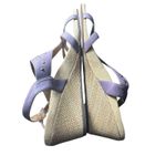 Vionic Sandals Purple Ankle Strap Wedge Heel Shoes Size 8 Leather Bling #S2-1 Photo 5