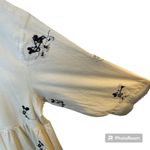 Disney New Parks Classic Mickey & Minnie Ivory Dress 3/4 Sleeve Vintage Style 2X Photo 4