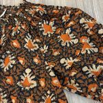 Free People Willow Printed Puff Sleeve Blouse Top Size XS Photo 10