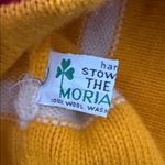 Moriarty Original Wool Hat Handmade Stowe Vermont USA Beanie Pom Yellow Photo 2