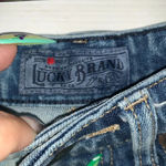 Lucky Brand Two Tone Bleach Splatter Denim Shorts Blue Size 00 Photo 2