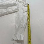 WAYF White Tiered Mini Dress XL | Long Sleeve Babydoll Dress Women’s Flowy Tunic Photo 5