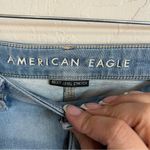 American Eagle AEO Next Level Stretch Highest Rise Jegging Crop Raw Hem Denim Jeans Photo 9
