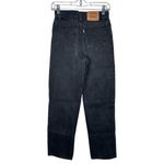 Levi's Vintage 90s 1990s Black Straight Leg Jeans 26’ Photo 1