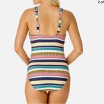 Liz Claiborne Fun Striped Swimsuit Photo 1