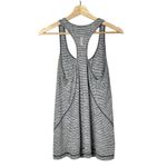 Zella  Gray Tech Stripe Racerback Long Line Athletic Tank Top M Photo 20