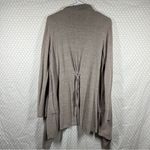 Barefoot Dreams Barefoot‎ Dreams Tan Cozychic Ultra Lite Knit Tie Waist Cardigan Photo 5