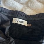 DO+BE  Black Smocked Puff Sleeve Top Photo 2