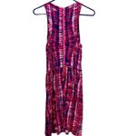 Tart  Tie Dye Red White Blue Mini Dress Size Medium Photo 6