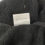 Central Park West New Distressed Cold Shoulder Zip Back Los Feliz Sweatshirt Black Photo 18