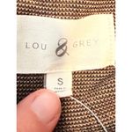 Lou & grey NWT Tiger Print Raglan Sweatshirt Brown Black Womens Small S Crewneck Photo 4