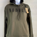 Nobull NEW  Womens Performance Training Hoodie Drawstring‎ Small Olive Green Photo 0