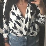 Nordstrom Black And White Top  Photo 0