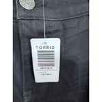 Torrid Perfect Skinny Ankle Vintage Stretch Mid-Rise Black Jeans 18 Tall NWT Photo 4