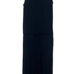 Daily Ritual Sleeveless Cropped Wide Leg Black Jumpsuit Size Medium Photo 0