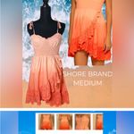 Shore Brand Peach Ruffled Mini Dress Photo 1