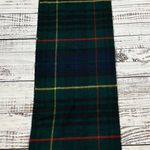 Pringle of Scotland plaid tartan Lambswool scarf fringe Green Photo 3