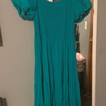 Puff sleeve maxi dress Green Photo 0