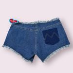 Vtg Y2K 2000's Mo Jeans Low Rise Micro Booty Hot Daisy Dukes Denim Shorts‎ Sz 12 Blue Photo 1
