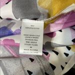 Stylish Women's Blouse with Vibrant Brushstroke Design Purple Size M Photo 5