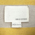Band of Outsiders | Sz 1/Small | Tan/Yellow Striped Sleeveless Polo Shirt Dress Yellow Photo 8