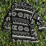 Victoria's Secret PINK Black White Robe Size XS/S Photo 1