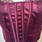 Victoria's Secret  Burgundy Lace Bustier Photo 3