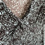 Scarlett Vintage Blue Black V-Neck Knee Length Dress 14 Photo 3