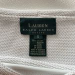 Ralph Lauren Lauren  Petite Striped Knit Sweater Women’s Small Green White Cotton Photo 4