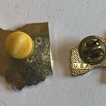 Ohio State Cardinal Pin American Flag Pins Photo 3