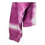 Something Navy Sweatshirt Women Small Pink Gray Aspen Bicolor Tie Dye Pullover Photo 4