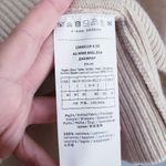 Max Mara S  Cream 100% Cashmere V-neck Sweater Photo 5