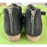 Seychelles  So Blue Black Cutout Back Zip Leather Ankle Booties Womans Size 8‎ Photo 3