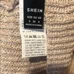 SheIn Women's Cream Sweater Dress size small Photo 7