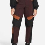 Nike NEW XL  Jordan "Cozy Girl" Brown Quilted Panel Fleece Pants DJ2730-203 Belt Photo 0