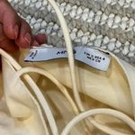 Mango  Linen Blend Dress with Openwork Flowers Photo 3