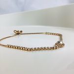 Crystal Halo Slider Bracelet Gold Photo 1