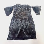 MORE TO COME Karina Puff Sleeve Dress in Black Medium Photo 2