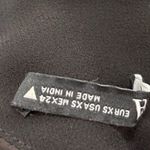 ZARA  Black beaded rhinestone detail Satin slip dress midi length long size XS Photo 5