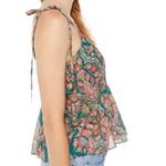 #31 NWT MOTHER Denim The Roam Free Tank in Under The Rug Green Size M Photo 2