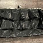Candie's  faux leather ruffle clutch Photo 0