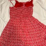 Marshalls Red And White Floral Dress Photo 1
