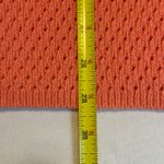 Madden NYC Coral Crochet Knit Midi Dress Spaghetti Straps Side Slit Size M Orange Size M Photo 9