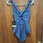 Kohl's Blue Ribbed Bodysuit One Piece Photo 3
